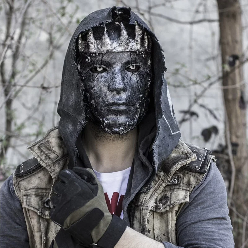 Led Purge Mask Halloween - Halloween Abyss King Masker Walker King