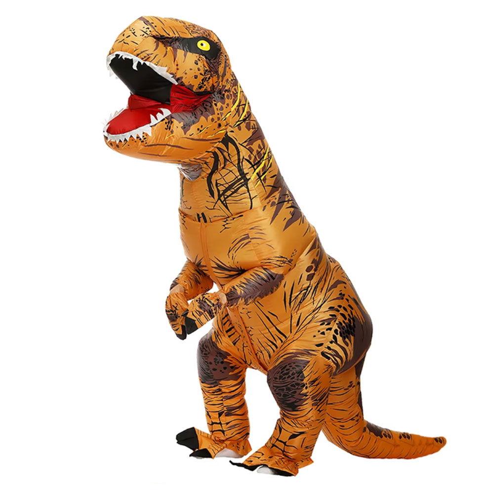Costumes - Halloween unisex opblaasbaar dinosauruskostuum voor volwassenen,