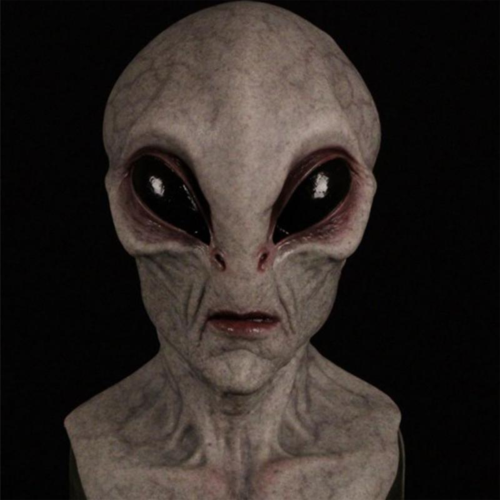 Latex Alien Mask Realistic - Angstaanjagend buitenaards masker, realistisch latex hoofddeksel