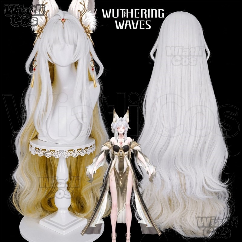 Anime Cosplay Wig Heat Resistant - Wuthering Waves Heart Hsin Cosplay Pruik