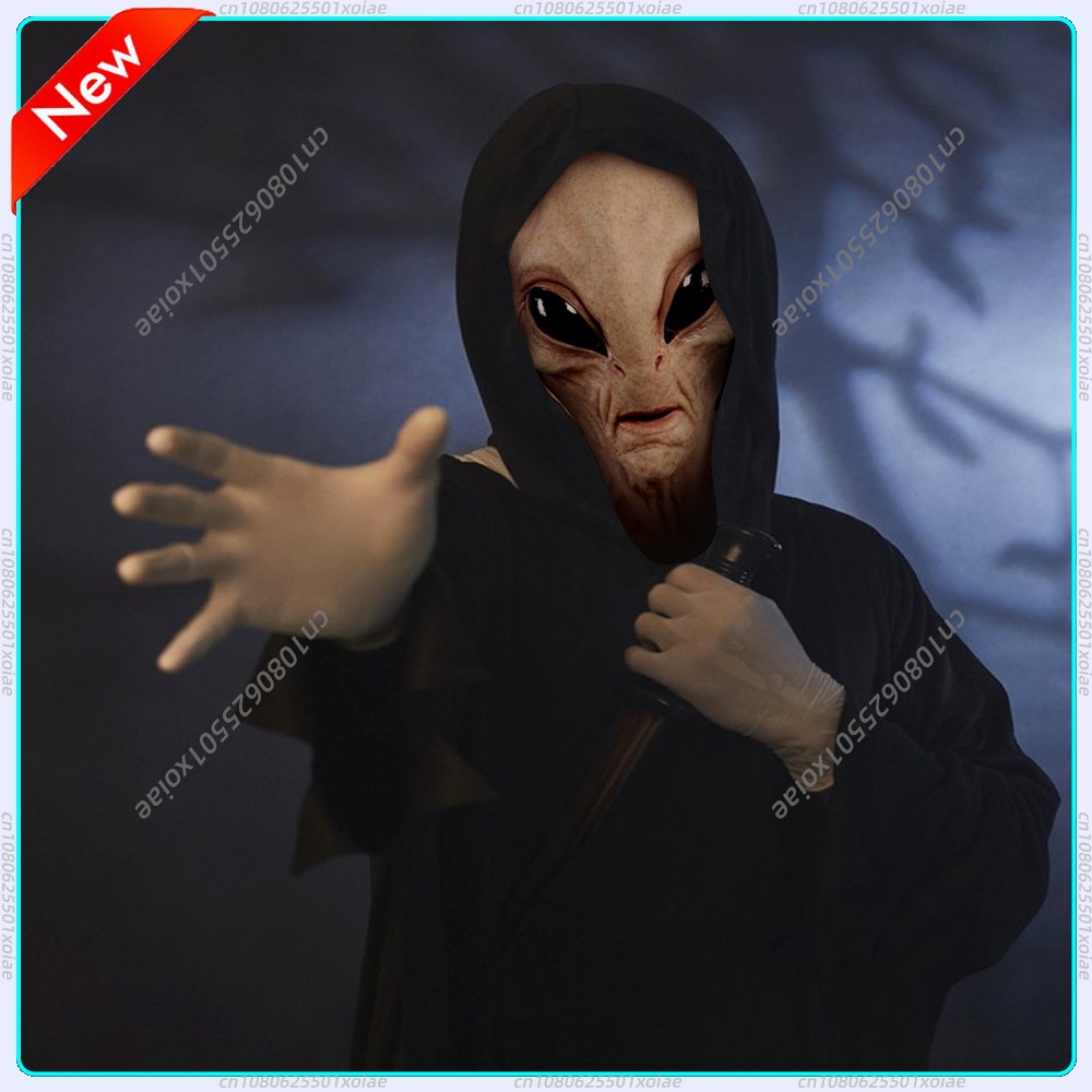 Latex Alien Mask Realistic - Realistische maskers voor het hele hoofd,