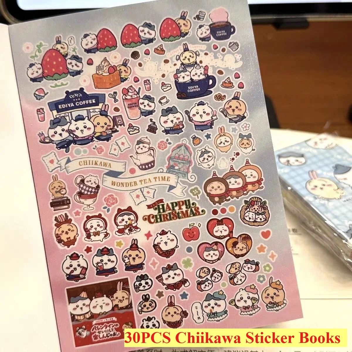 Novelty Gifts - 30 pagina's schattige anime Chiikawa stickers