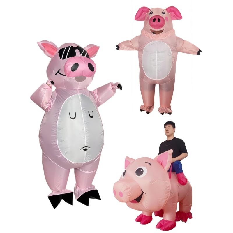 Opblaasbaar varkenskostuum voo - Costumes recensie en prijs