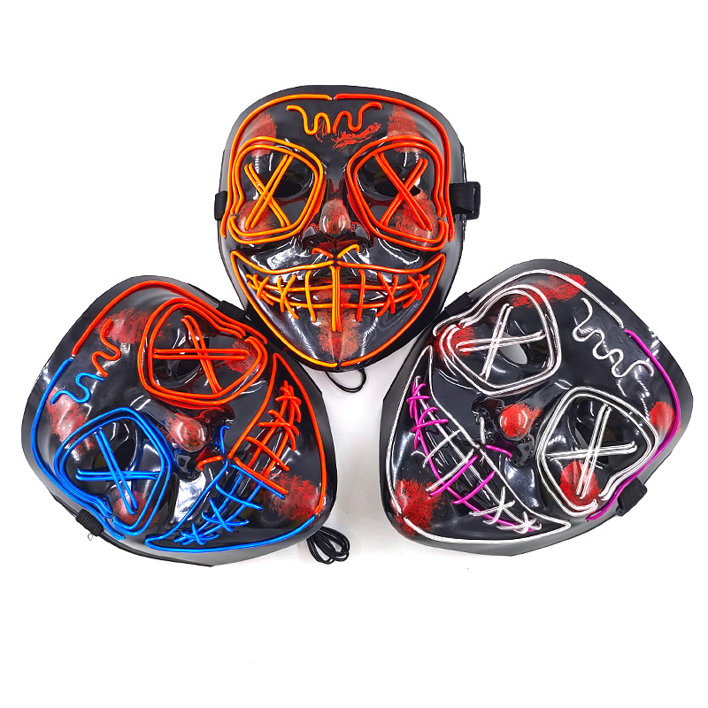 Draadloos LED-gloeiend masker  - Led Purge Mask Halloween recensie en prijs