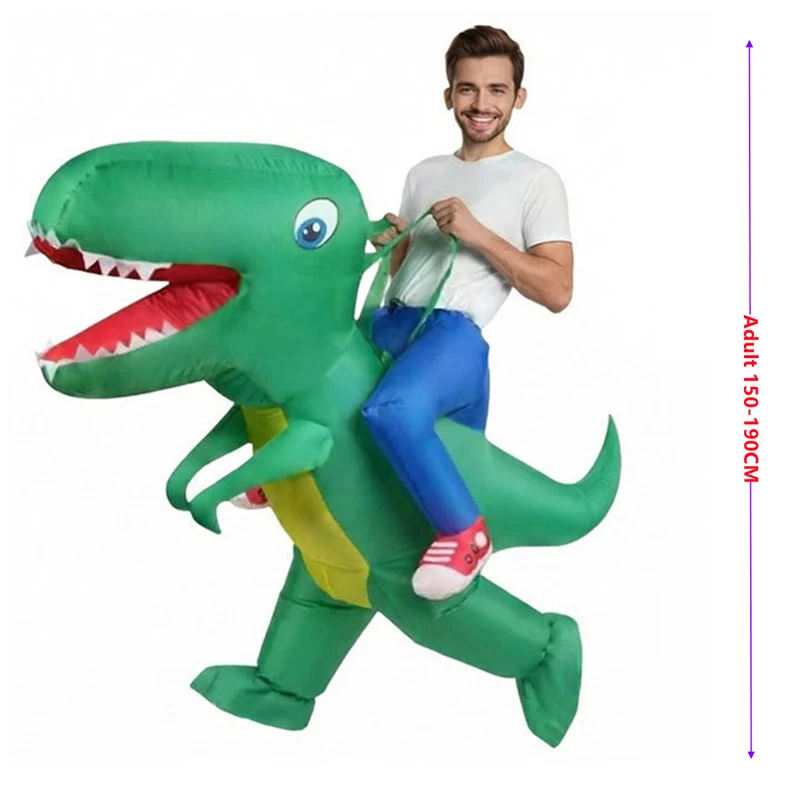 Opblaasbaar T-Rex-kostuum voor - Inflatable Dinosaur Costume Adult recensie en prijs