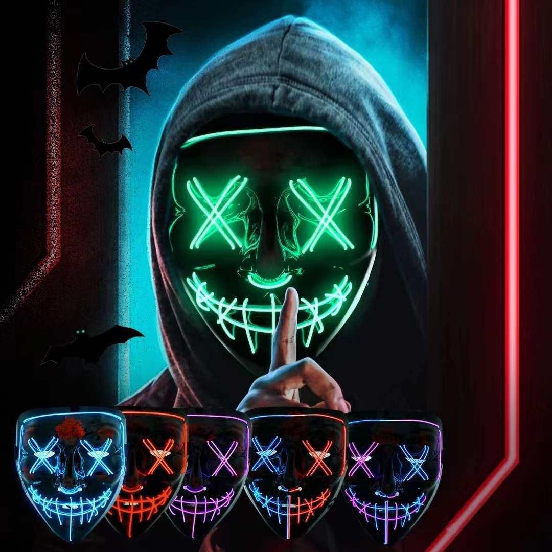 Halloween LED Lichtgevende Pur - Led Purge Mask Halloween recensie en prijs