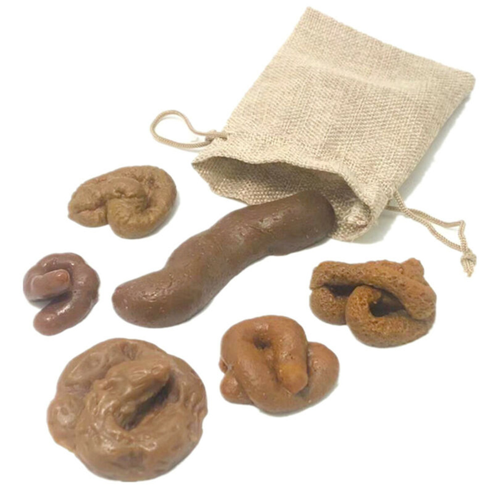6pcs Realistische Zachte Nep H - Fake Poop Gag Gift recensie en prijs