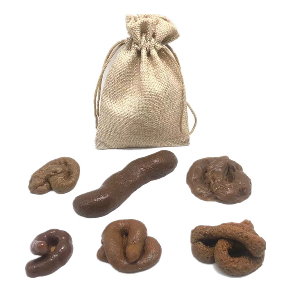 6pcs Realistische Zachte Nep H - Fake Poop Gag Gift recensie en prijs