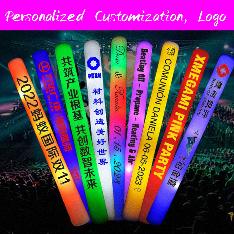 30 LED-lichtgevende schuimstok - Flashing Led Foam Sticks Party recensie en prijs