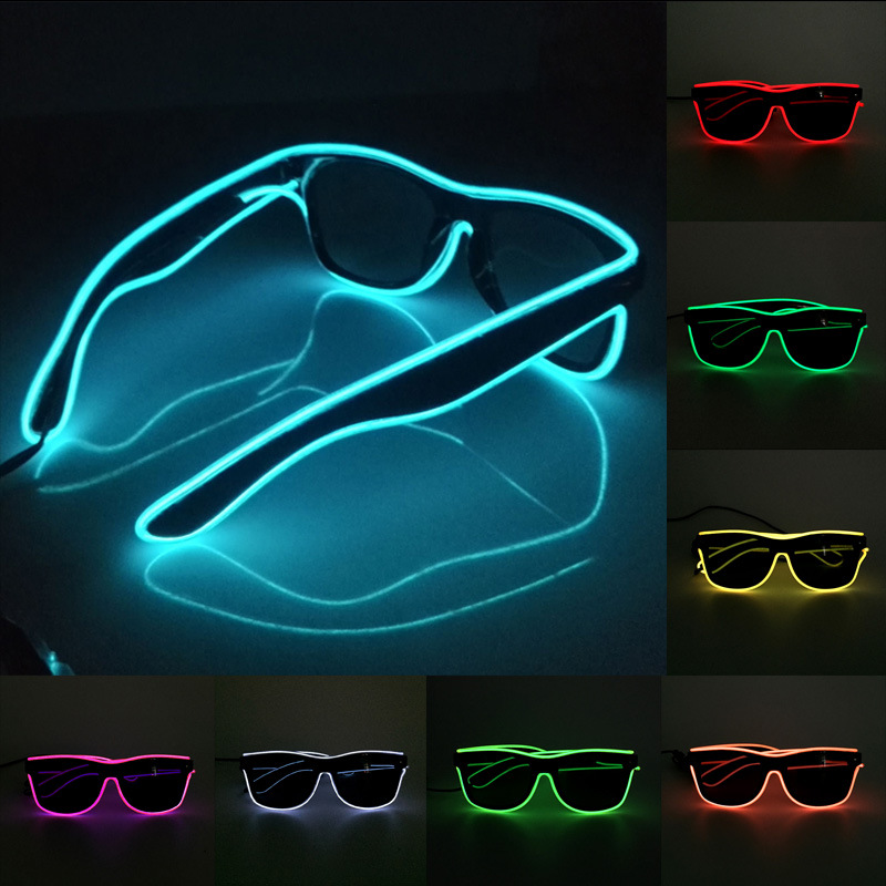 1PC Knipperende EL Draad Led B - Glow In The Dark Party Glasses recensie en prijs