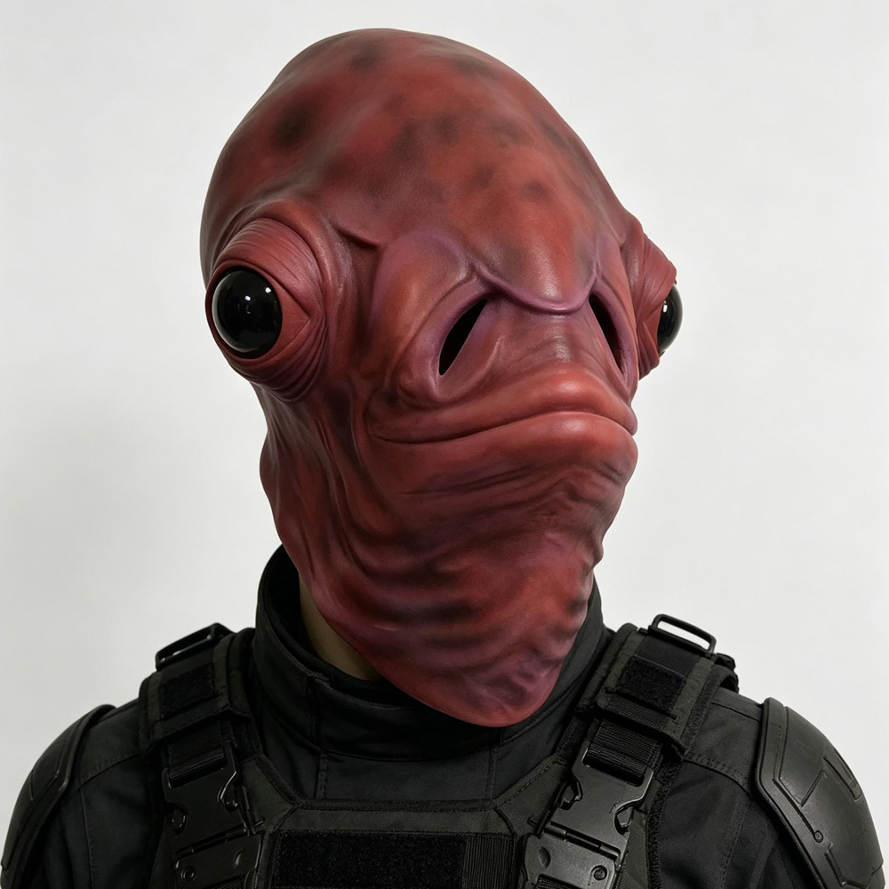 Realistisch Rood Vis Alien Vol - Latex Alien Mask Realistic recensie en prijs
