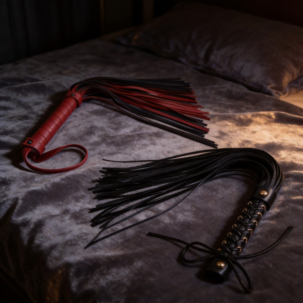 Erotische leren flogger, BDSM, - Party Supplies recensie en prijs
