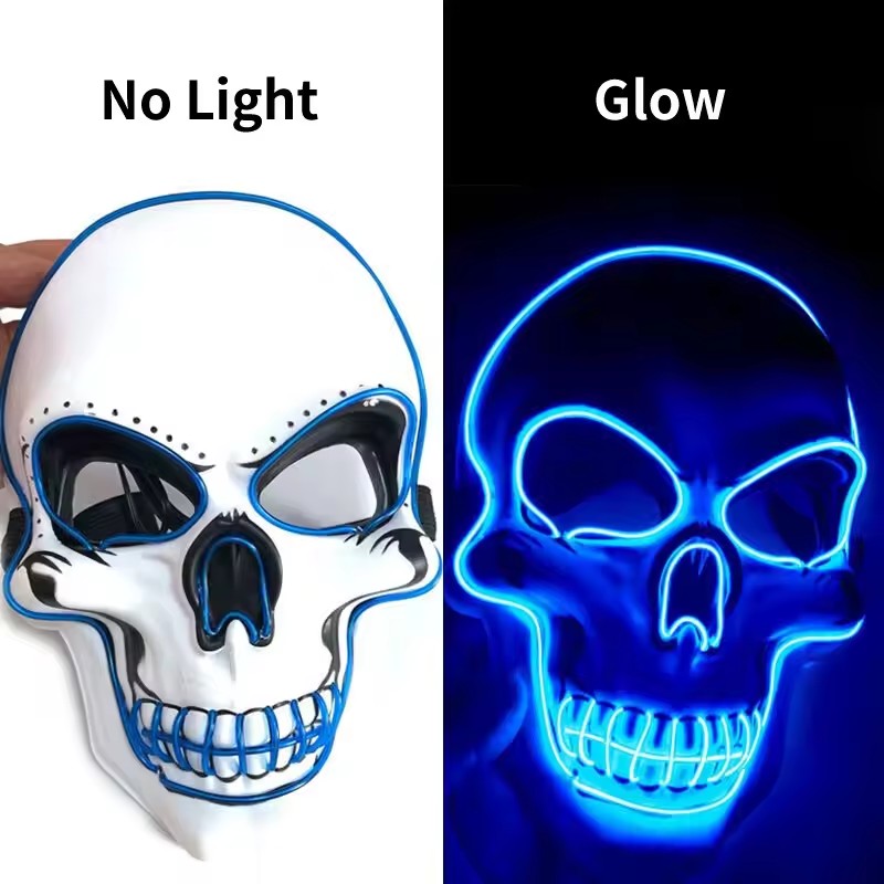 Neonmasker Led Light Up Party  - Led Purge Mask Halloween recensie en prijs